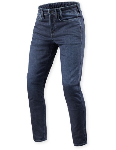 Pantalón Vaquero Revit Kai SK Tallaje Largo | Negro