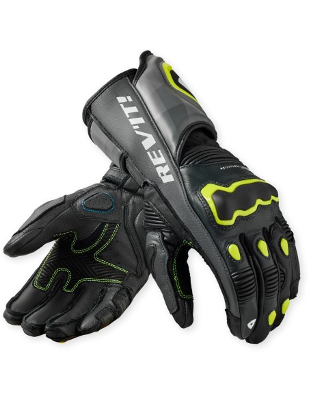 Guantes Revit Quantum 3 | Gris y amarillo fluor