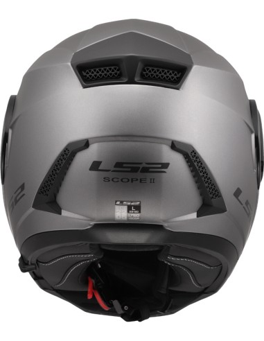 Casco LS2 Scope II Solid | Mate-Titanio