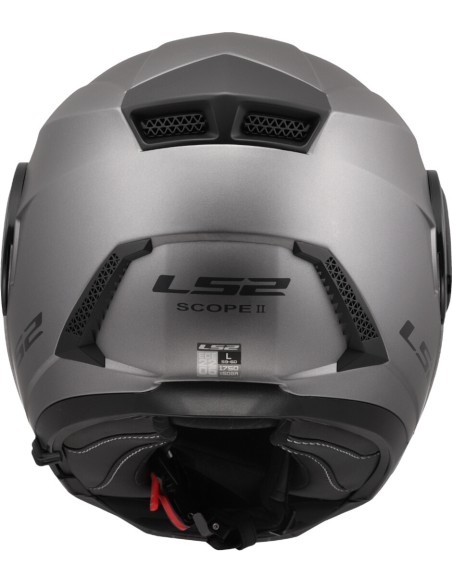 Casco LS2 Scope II Solid | Mate-Titanio