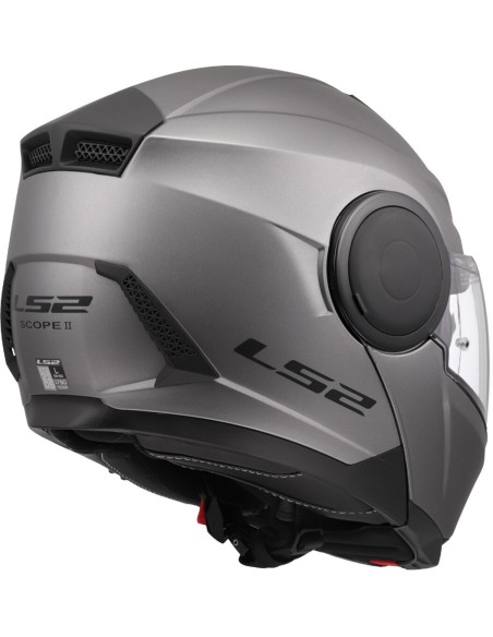 Casco LS2 Scope II Solid | Mate-Titanio