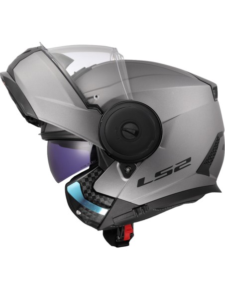 Casco LS2 Scope II Solid | Mate-Titanio