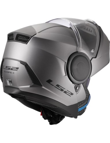 Casco LS2 Scope II Solid | Mate-Titanio