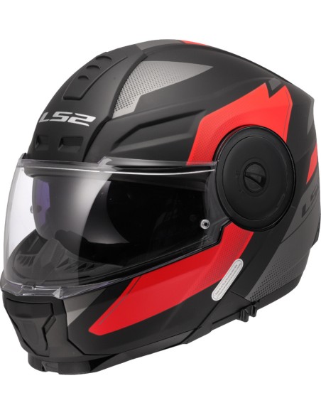 Casco LS2 Scope II Duria | Mate-Negro y rojo