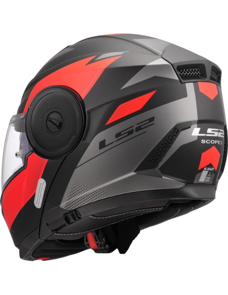 Casco LS2 Scope II Duria | Mate-Negro y rojo