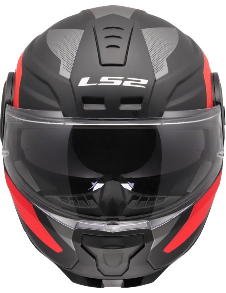 Casco LS2 Scope II Duria | Mate-Negro y rojo