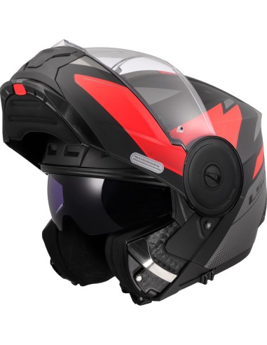 Casco LS2 Scope II Duria | Mate-Negro y rojo