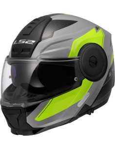 Casco LS2 Scope II Duria | Gris y amarillo fluor