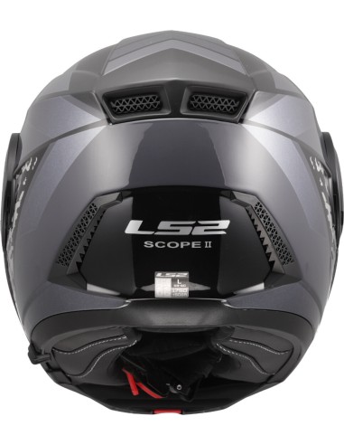 Casco LS2 Scope II Oxyd | Negro y titanio