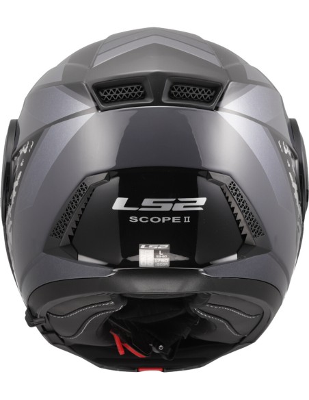 Casco LS2 Scope II Oxyd | Negro y titanio