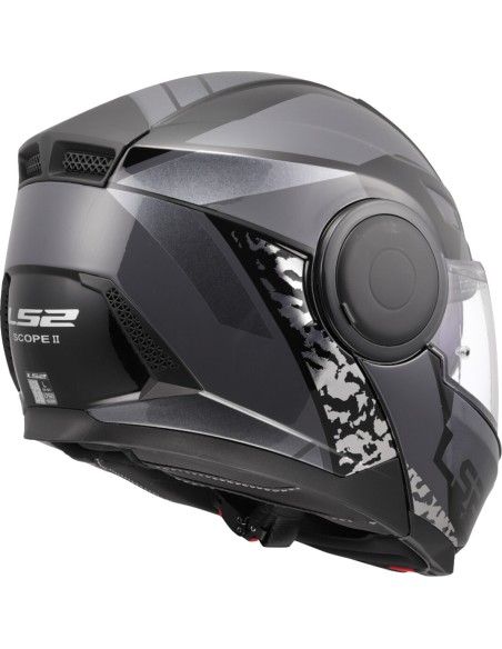 Casco LS2 Scope II Oxyd | Negro y titanio