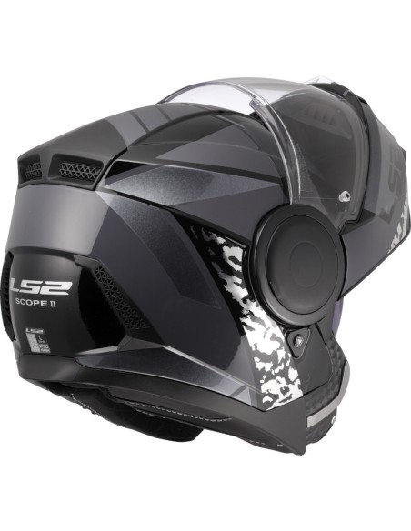 Casco LS2 Scope II Oxyd | Negro y titanio