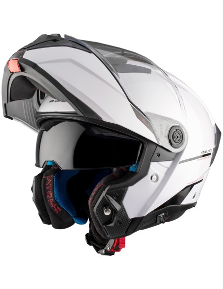 Casco MT Atom 2 SV Solid | Blanco
