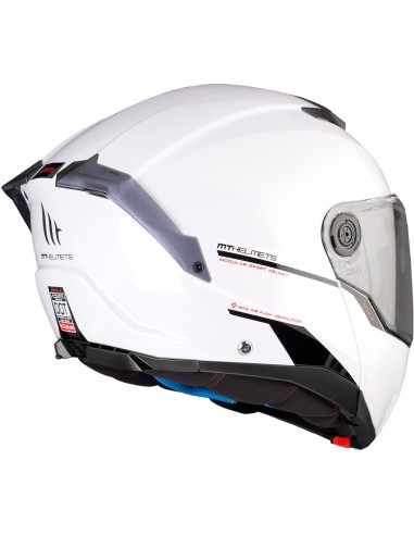 Casco MT Atom 2 SV Solid | Blanco