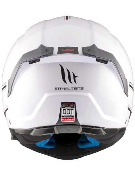 Casco MT Atom 2 SV Solid | Blanco