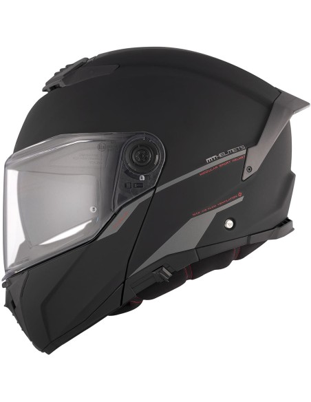 Casco MT Atom 2 SV Solid | Mate-Negro