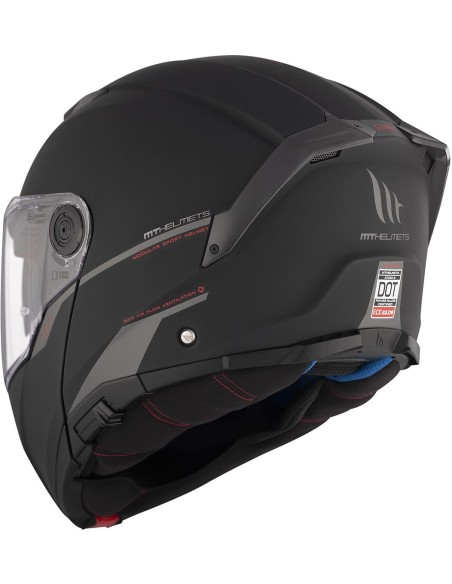 Casco MT Atom 2 SV Solid | Mate-Negro
