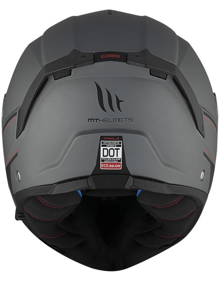 Casco MT Atom 2 SV Solid | Mate-Titanio