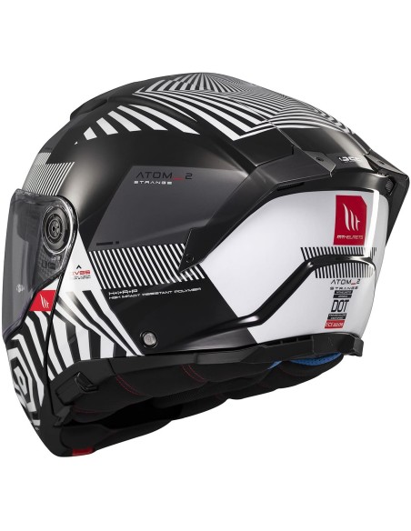 Casco MT Atom 2 SV Strange | B2 brillo