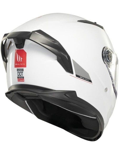 Casco MT Braker SV Solid | Blanco perla