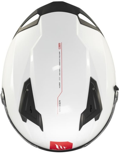 Casco MT Braker SV Solid | Blanco perla