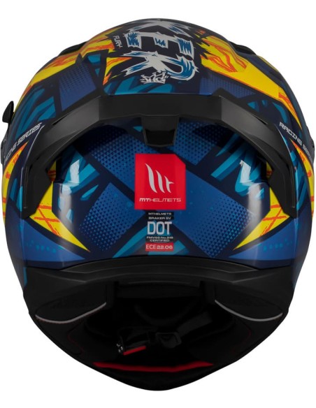 Casco MT Braker SV Fury | C17 brillo