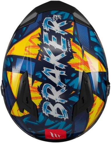 Casco MT Braker SV Fury | C17 brillo