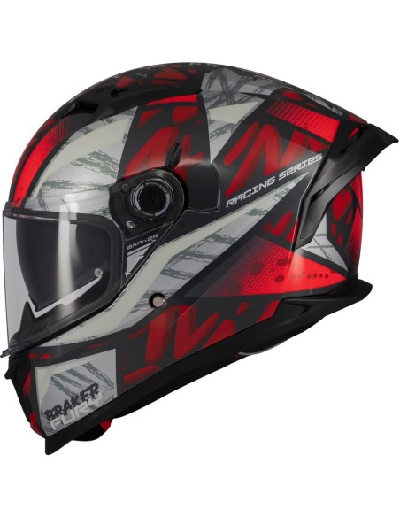 Casco MT Braker SV Fury | C5 brillo