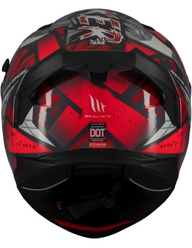 Casco MT Braker SV Fury | C5 brillo