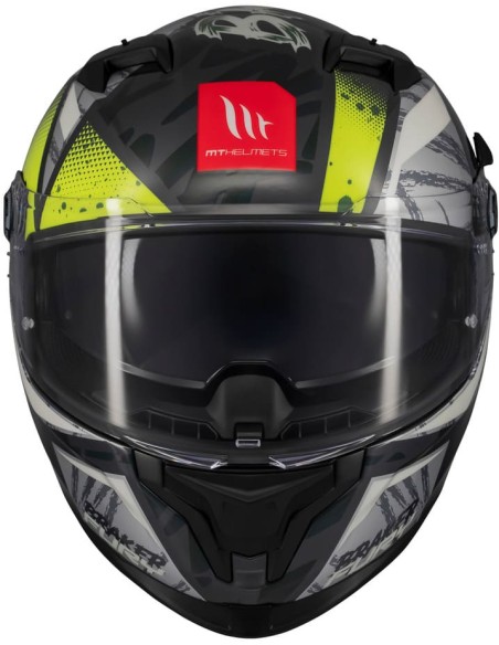 Casco MT Braker SV Fury | C6 brillo