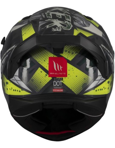 Casco MT Braker SV Fury | C6 brillo