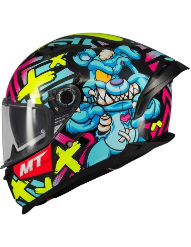 Casco MT Braker SV Crazy Teddy | B7 brillo