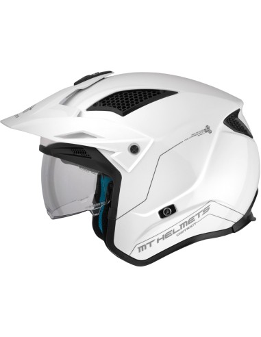 Casco MT District SV S Solid | Blanco