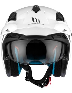 Casco MT District SV S Solid | Blanco 2