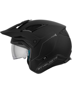 Casco MT District SV S Solid | Mate-Negro