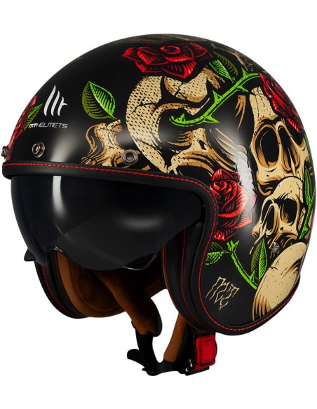Casco MT Le Mans 2 SV S Breakout | B9 brillo