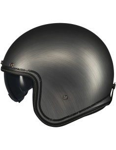 Casco MT Le Mans 2 SV S Scratched Chrome | A2 mate