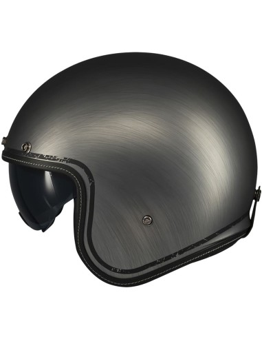Casco MT Le Mans 2 SV S Scratched Chrome | A2 mate