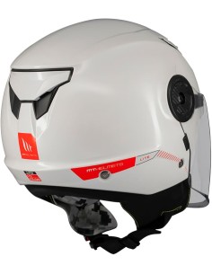 Casco MT Lite Solid | Blanco perla 2