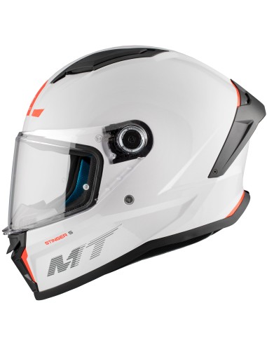 Casco MT Stinger 2 Solid | Blanco perla