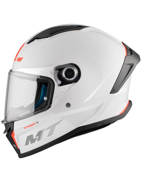 Casco MT Stinger 2 Solid | Blanco perla