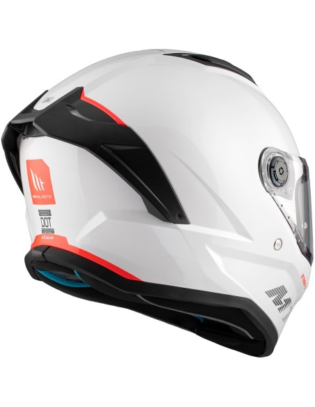 Casco MT Stinger 2 Solid | Blanco perla