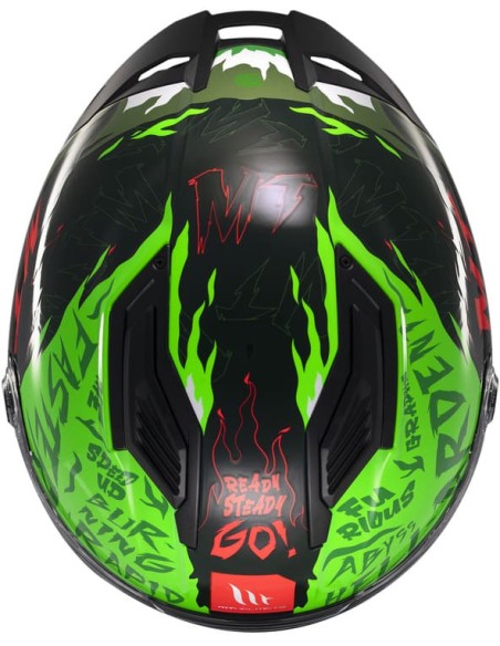 Casco MT Stinger 2 Ardent | C6 fluor brillo