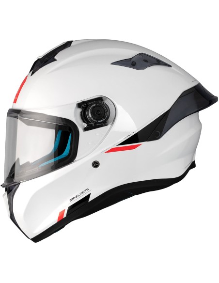 Casco MT Targo S Solid | Blanco perla