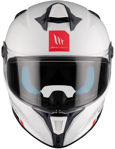 Casco MT Targo S Solid | Blanco perla