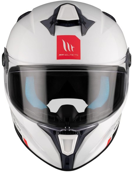 Casco MT Targo S Solid | Blanco perla