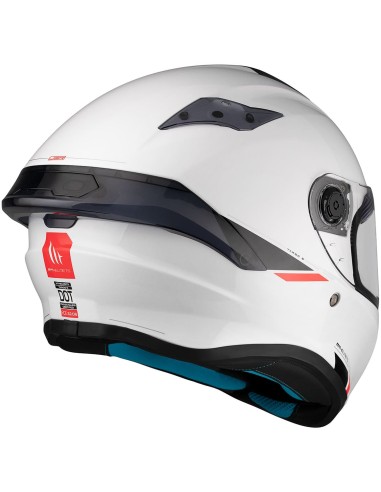 Casco MT Targo S Solid | Blanco perla