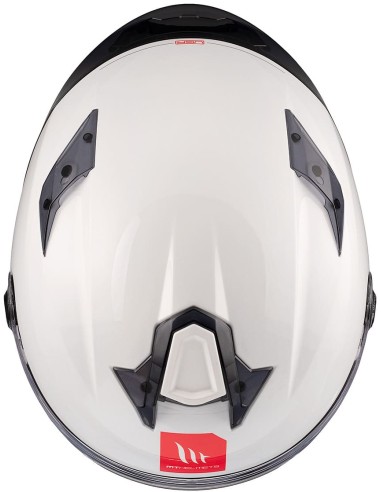 Casco MT Targo S Solid | Blanco perla