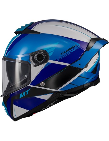 Casco MT Thunder 4 SV Freeway | A17 brillo