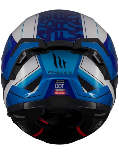 Casco MT Thunder 4 SV Freeway | A17 brillo